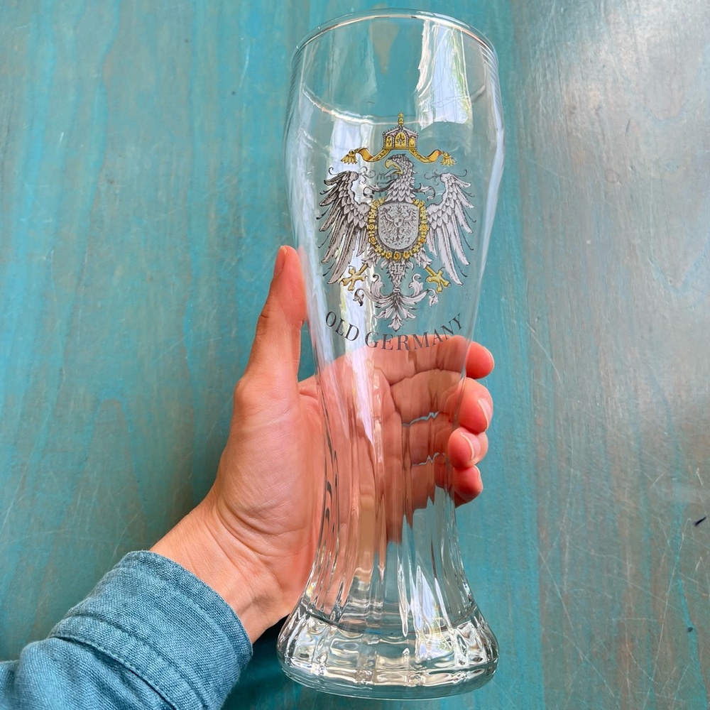 Old Germany Eagle Wheat beer glass